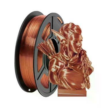 Imagem de Filamento Multicolorido Para Impressora 3D PLA+ Seda 1.75mm Embalado I