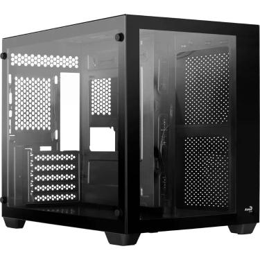 Imagem de Gabinete Gamer Aerocool Dryft Mini Preto Lateral Vidro