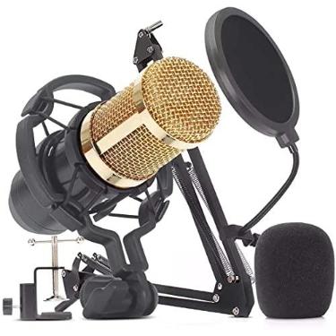 Imagem de KIT MICROFONE YOUTUBER, GRAVAÇÃO, LIVE CONDENSADOR KP-M0010