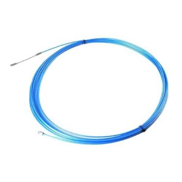 Imagem de Bothyi Extrator de fio elétrico fixador de fita de peixe 3.7mm de diâmetro universal multiuso dispositivo de rosqueamento para rede de parede, 50 metros
