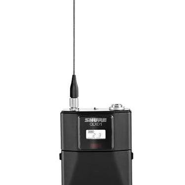 Imagem de Shure Transmissor Bodypack QLXD1 – para uso com sistemas digitais sem fio QLX-D, receptor vendido separadamente | Banda V50 (QLXD1=-V50)