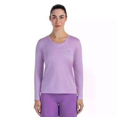 Imagem de Camiseta Manga Longa Essential Olympikus Feminina, Rosa, M