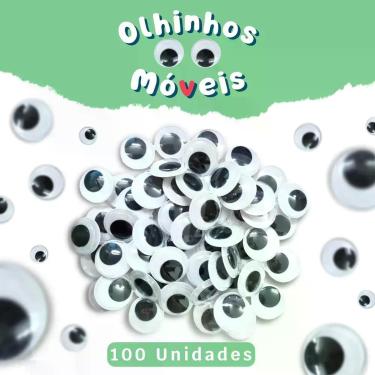 Imagem de Olhinhos Móveis Para Artesanato - 12Mm Pacote Com 100 Unidades - NYBC