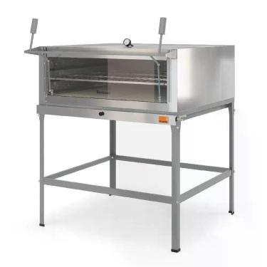 Imagem de Forno De Lastro Inox A Gás Com Pedra Refratária Fl900 - Tostando
