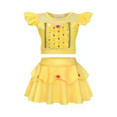 Imagem de Maiô para bebês meninas e maiô infantil de praia, coleção Princesa, ma