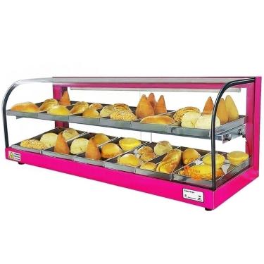 Imagem de GD12 - Estufa Gama para salgados 12 bandejas Dupla Rosa - 220V - Omega