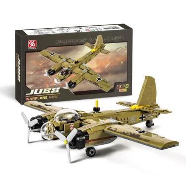 Imagem de Conjunto de construção DAHONPA JU88 Bomber Plane Junker Aircraft 430 u