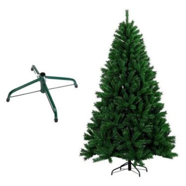 Imagem de ÁRVORE NATAL VERDE ESTRUTURA DE METAL 1.80m - 720 GALHOS - CROMUS, 1.8