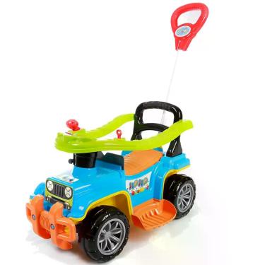 Imagem de Carrinho de Passeio com Empurrador Maral Jip Jip Colorido 9m