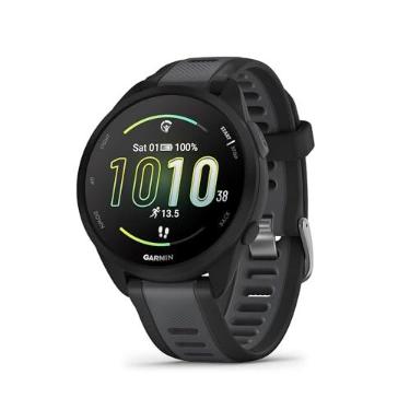 Imagem de Garmin Relógio Forerunner 165 Music Preto com Cinza 43mm com Monitor Cardíaco de Pulso e GPS
