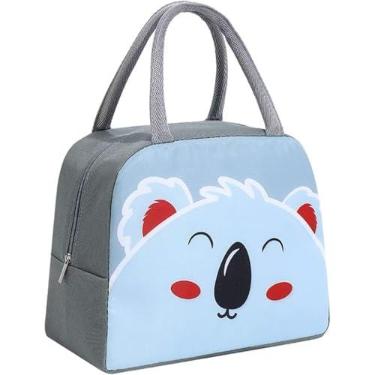 Imagem de Bolsa Térmica Anti Vazamento Unissex Adulto e Infantil - Ideal para Lancheira, Marmita, Academia, Trilhas, Piqueniques, Acampamentos, Caminhadas e Praia (Coala)