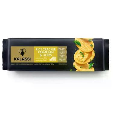 Imagem de Snack De Arroz Kalassi Parmesão C/ Ervas Sem Glúten 100 G