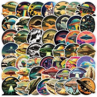 Imagem de Adesivos, 50 unidades/lote, vinil Ufo, adesivos de grafite à prova d'á