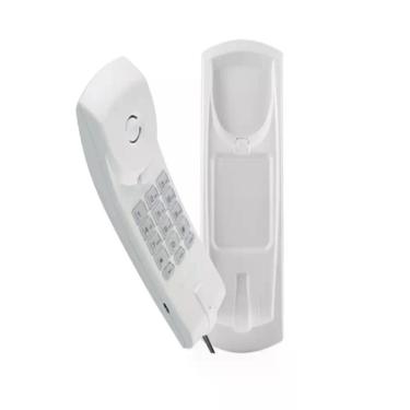 Imagem de Telefone Gondola  Branco Intelbras Fixação na Parede TC 20, Cinza Árti