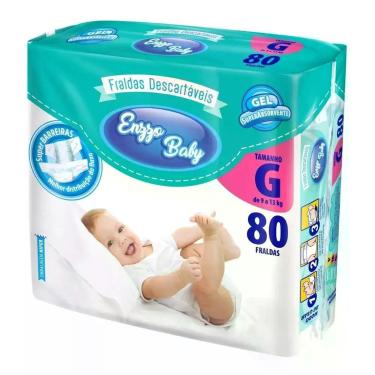 Imagem de Kit Com 4 Pacotes Lo Baby G Com 320 Fraldas Atacado Barato - Baby Felt