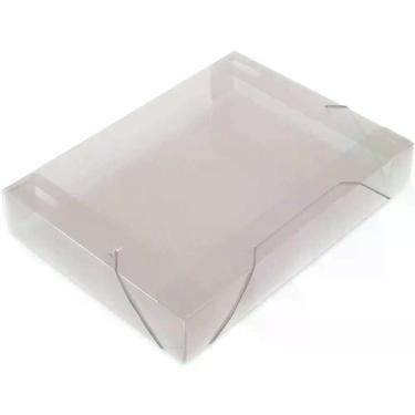 Imagem de Pasta ABA Elastica Plastica Oficio 55MM Cristal SOFT - Polibras
