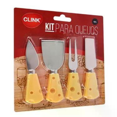 Imagem de Conjunto de facas para queijo 4 peças - Clink