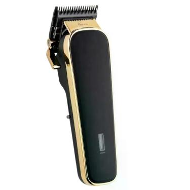 Imagem de Barbeador Profissional MDM Km 1990 para Cabelo e Barba sem Fio Aparador Recarregável 110V