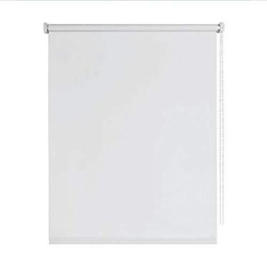 Imagem de Persiana Rolo Blackout Branca 120 (L) x 220 (A) cm 100% Escuro Cortina Roller Blecaute 1,20 X 2,20 m