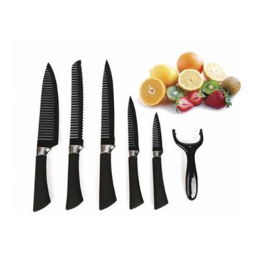 Imagem de Conjunto 6 Pcs Inox Afiadíssima - King