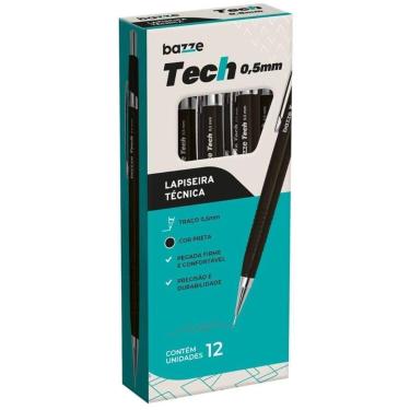 Imagem de Lapiseira 0.5MM Bazze TECH Preto - Summit