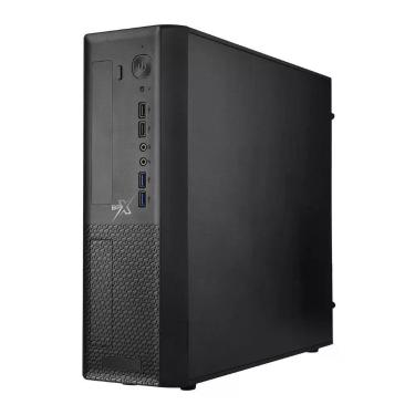 Imagem de Gabinete Office ST-01 SFF Mini-ITX Aço com Gerenciamento de Cabos Preto BR-X