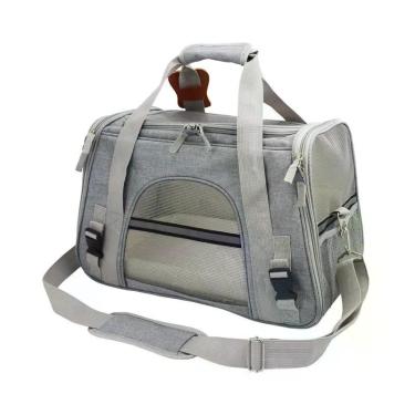Imagem de Bolsa De Transporte Pet Avião Para Cães E Gatos Luxo - Ninabag, rosa