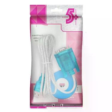 Imagem de Cabo Usb A Macho + Db9 Cristal 1,5 Metros 018-0062 - Shipsce