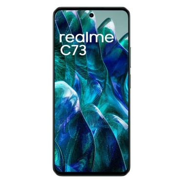 Imagem de Smartphone Realme C73 4G - 256GB, 8GB RAM, Câmera 50MP + Selfie 5MP - Verde - RMX5303