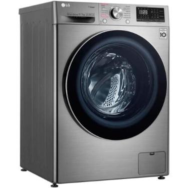 Imagem de Lava e Seca Smart LG 11kg Aço Escovado com Inteligência Artificial AIDD™ VC4-CV5011TS4A 220V