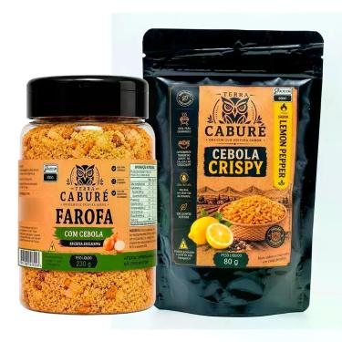 Imagem de Kit Acompanhamentos para Churrasco Farofa de Cebola e Cebola Crispy co