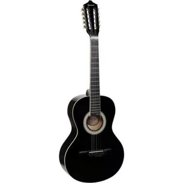 Imagem de Viola Acústica VS14 com 10 Cordas em Aço e Tarraxas Niqueladas 5+5 Preto Giannini