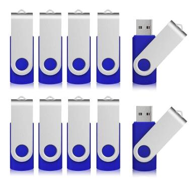 Imagem de Unidade Flash Aiibe 32GB USB 2.0 azul (pacote com 20)
