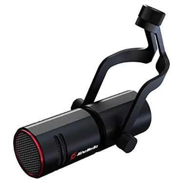 Imagem de AVerMedia Microfone de transmissão ao vivo MIC 330 – Criadores Cardioide Dynamic XLR Microfone para transmissão ao vivo e podcasts (AM330), preto