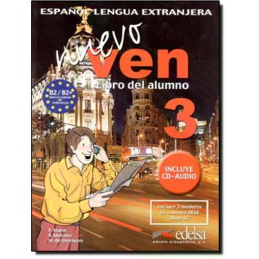 Imagem de Livro - Nuevo ven 3 - libro del alumno + cd audio