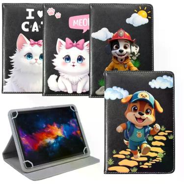Imagem de Capa Case Giratória Infantil Personalizada para Tablet multi m8, wifi 