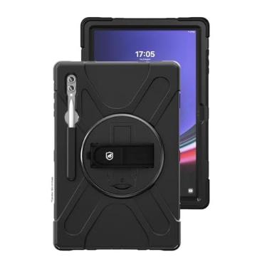 Imagem de Gshield Capa Case Capinha Phantom Anti-impacto com Suporte para Caneta e Alça 360º para Tablet Samsung (Preta, Galaxy Tab S9 Ultra / S10 Ultra)