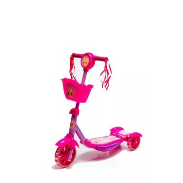 Imagem de Patinete Belinda Com Luzes Suporta Até 30 kg Inmetro - DM Toys