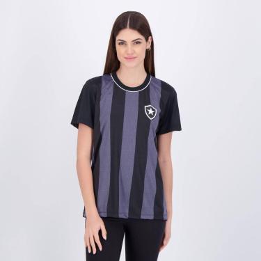 Imagem de Camisa Botafogo Intenso Feminina Preta - Braziline, P