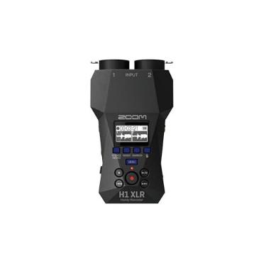 Imagem de Zoom Gravador H1 XLR prático com flutuador de 32 bits, acessibilidade, 2 entradas combo de bloqueio XLR/TRS, conector estéreo de 3,5 mm, conversores AD duplos, para músicos, podcasters, cineastas,