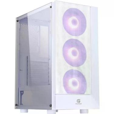 Imagem de Gabinete Gamer Fortrek Cruiser Mid Tower Rgb Branco