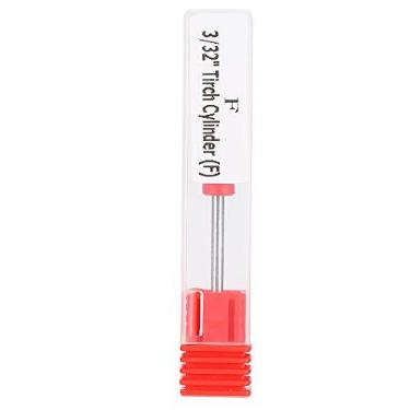 Imagem de Bits de perfuração de unhas de cerâmica Profissional 5 tipos Cabeça de moagem de forma de cilindro para Manicure Pedicure Tools Polish Reform Nails Salon Home Use rosa 5,3 x 1,2 x (21)