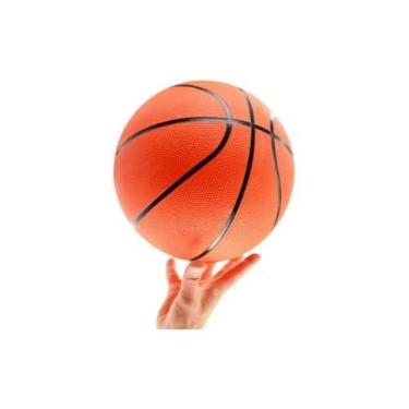 Imagem de Bola de Basquete Tamanho Padrão, Borracha, Laranja, 74,9cm Circunferência, 580g, para Quadras Internas e Externas