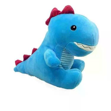 Imagem de Dinossauro Colorido Linha Baby Azul 22 Cm