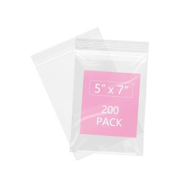 Imagem de Bolsa com zíper iMailer 5 x 7 cm, plástico transparente, pequeno e ref