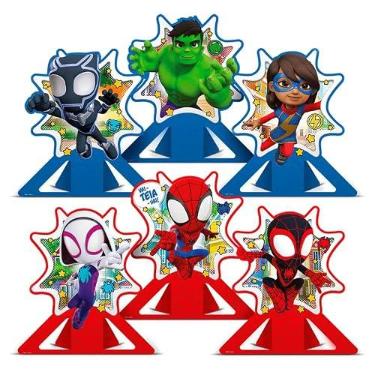 Imagem de DECORACAO DE MESA SPIDEY 06 un.