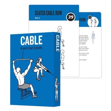Imagem de Cartas de Exercícios ELAORY com Corda 62 Exercícios para Mulheres e Ho