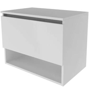 Imagem de Gabinete De Banheiro 60 Cm 1 Porta E Nicho Valente Branco