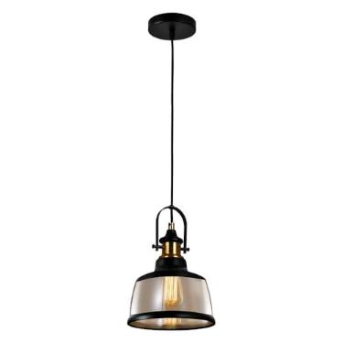 Imagem de Pendente Vintage Soho Âmbar c/Preto Red Aco 225mm