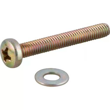Imagem de Parafuso com Arruela para Suporte de TV Vonder 2099430400 M4 X 30MM Bivolt Inox